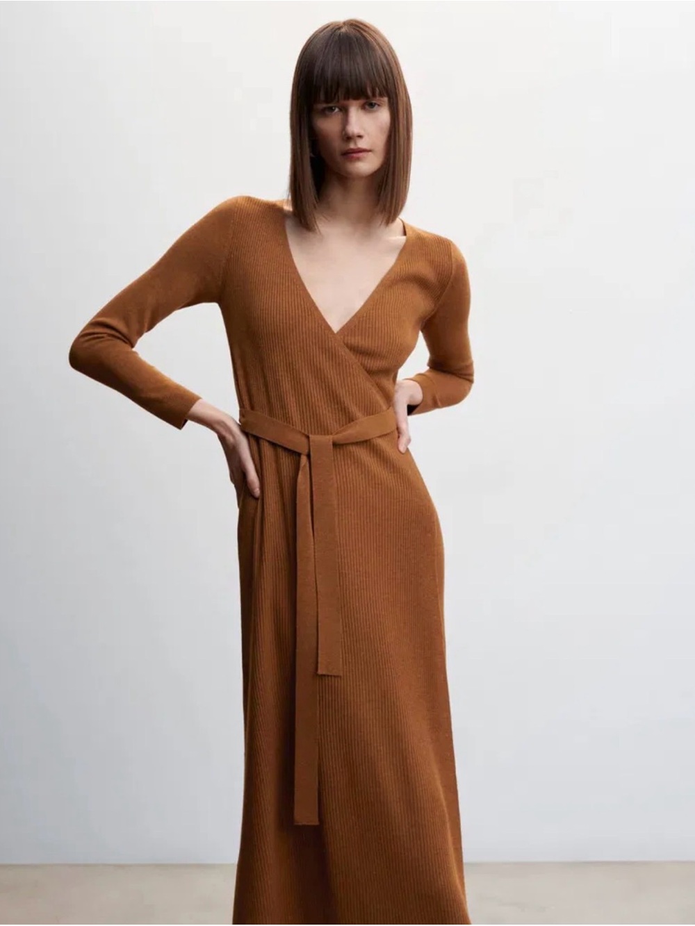 MANGO Wrap Dress